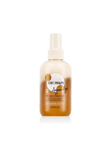 Inebrya Ice Cream Argan Age Pro-Age Conditioner Грижа „без отмиване“ 200 ml