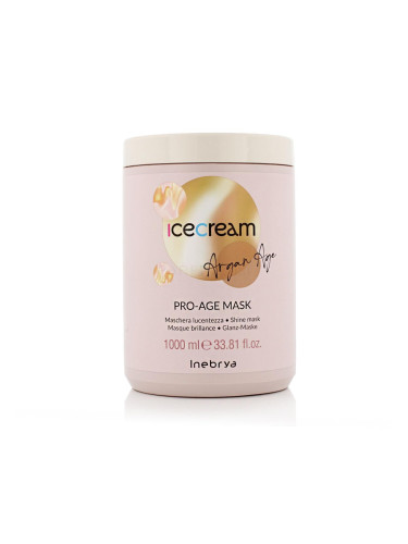 Inebrya Ice Cream Argan Age Pro-Age Mask Маска за коса 1000 ml