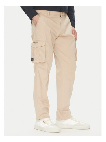 Aeronautica Militare Текстилни панталони 251PA1658CT3511 Бежов Regular Fit