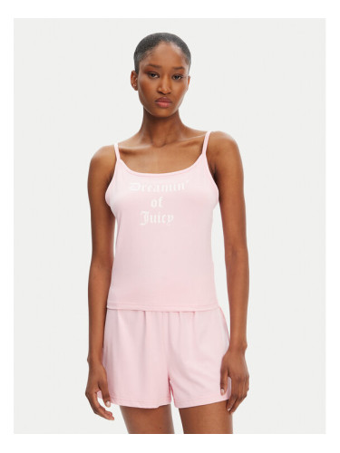 Juicy Couture топ Dream Of Vest JCLCT125505 Розов Slim Fit