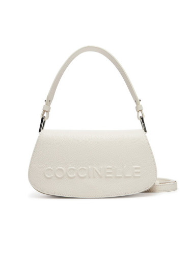 Coccinelle Дамска чанта QBB Coccinelle Myrtha Maxi Logo E5 QBB 52 01 01 Бял