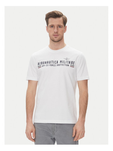 Aeronautica Militare Тишърт 251TS1942J538 Бял Regular Fit