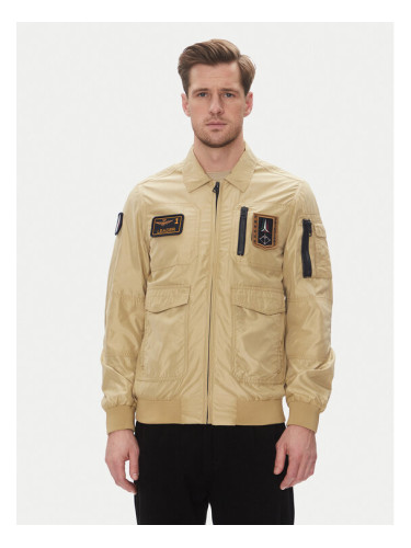 Aeronautica Militare Преходно яке 251AB2071CT3081 Бежов Regular Fit