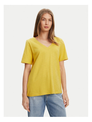 United Colors Of Benetton Тишърт 3BVXD400H Жълт Relaxed Fit