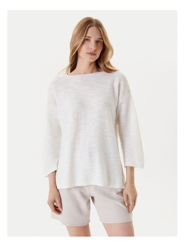 United Colors Of Benetton Пуловер 115GD10CT Бял Boxy Fit