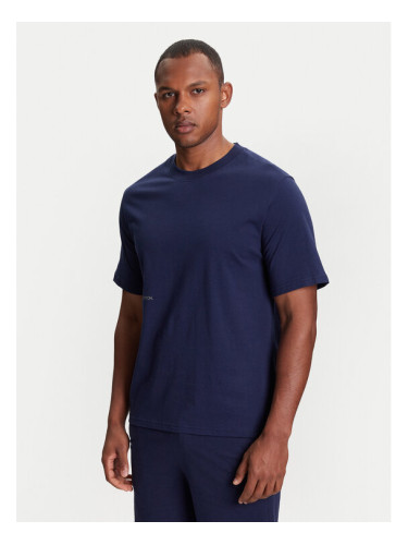 United Colors Of Benetton Тишърт 30964M01W Тъмносин Regular Fit