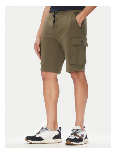 Aeronautica Militare Спортни шорти 251BF025F459 Каки Regular Fit