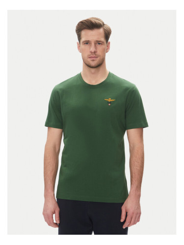 Aeronautica Militare Тишърт 251TS1580J372 Зелен Regular Fit