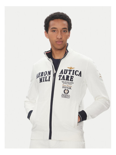 Aeronautica Militare Суитшърт 251FE1999F459 Бял Regular Fit