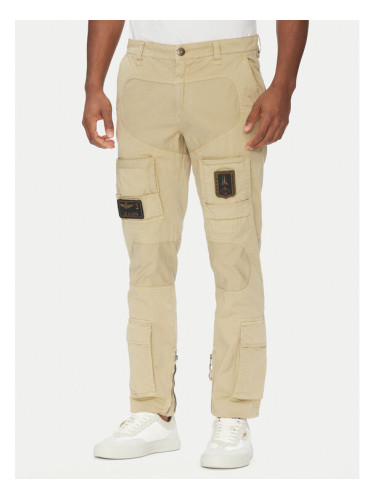 Aeronautica Militare Текстилни панталони 251PA1387CT1493 Бежов Regular Fit