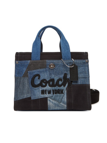 Coach Дамска чанта Cargo Patchwork 26 CAM63 LHDEI Син