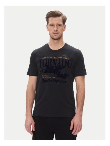 Aeronautica Militare Тишърт 251TS2405J641 Тъмносин Regular Fit