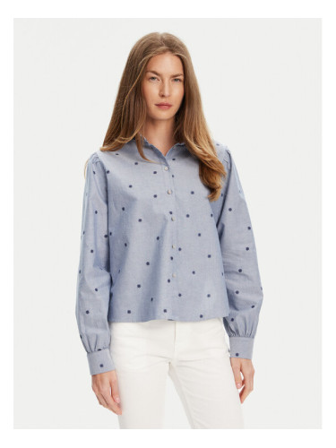 United Colors Of Benetton Риза 5D51DQ0BF Син Regular Fit