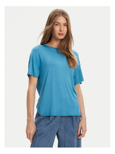 United Colors Of Benetton Тишърт 3Z12D101X Син Slim Fit