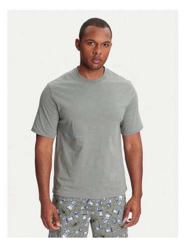 United Colors Of Benetton Тишърт 30964M01W Сив Regular Fit