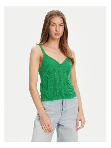 United Colors Of Benetton топ 101TDH01B Зелен Slim Fit