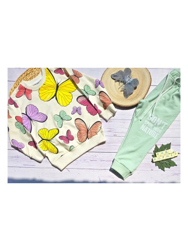 Детски комплект за момиче Butterflies