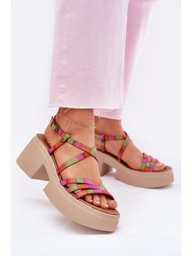 Дамски кожени сандали Maciejka