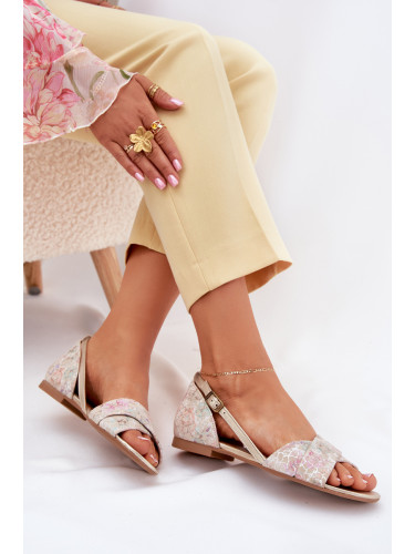 Кожени Плоски Сандали Maciejka