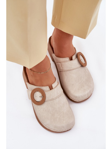 Дамски Чехли С Катарама Inblu Бежови