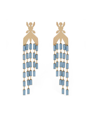 Обици Patrizia Pepe 2J2512/M059-C210 Светлосиньо