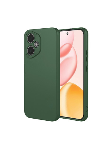 Силиконов кейс iPaky матиран, За Honor 400, Тъмнозелен