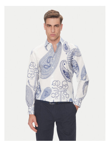 Baldessarini Риза B3 56017.3719 Бял Regular Fit