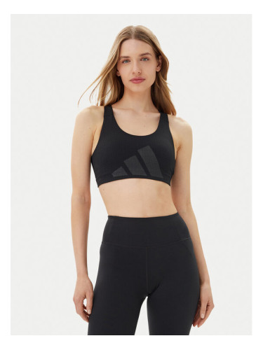 adidas Спортен сутиен Powerimpact HIIT JI9964 Черен Slim Fit