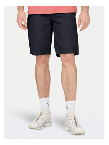 Only & Sons Шорти от плат Loc 22029213 Тъмносин Regular Fit