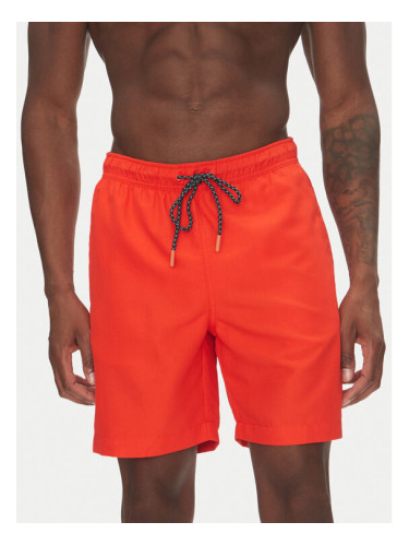 Tom Tailor Плувни шорти 1045069 Червен Regular Fit