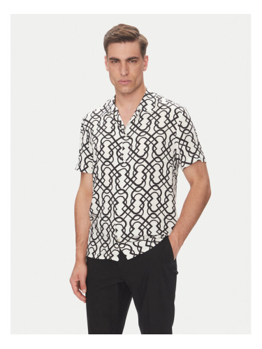 Baldessarini Риза B3 76002.3720 Бял Regular Fit