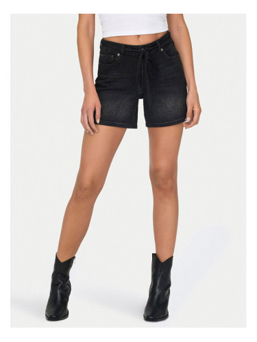 ONLY Дънкови шорти Gianna 15340706 Черен Regular Fit