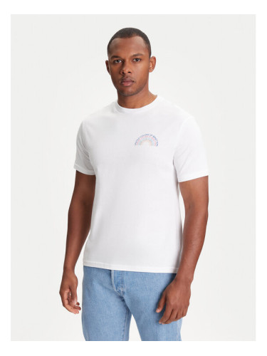 United Colors Of Benetton Тишърт 3I1XU1096 Бял Regular Fit