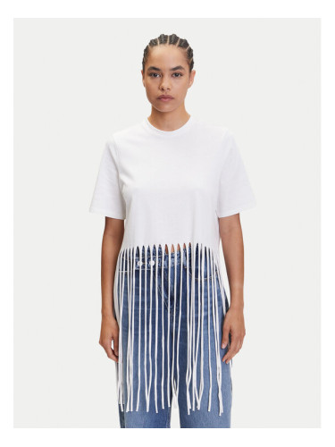 ONLY Тишърт Zinna 15325262 Бял Regular Fit