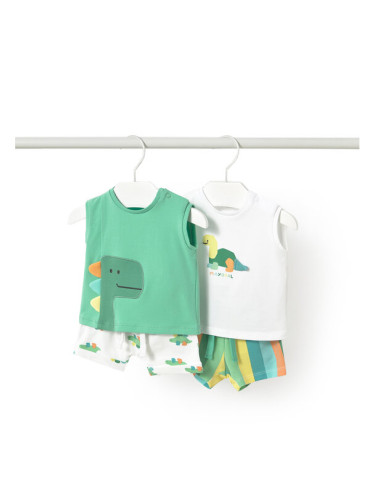 Mayoral Комплект топ и панталонки 1625 Цветен Regular Fit