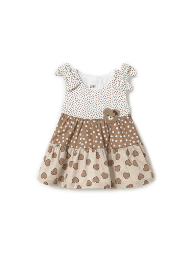 Mayoral Лятна рокля 1868 Кафяв Regular Fit