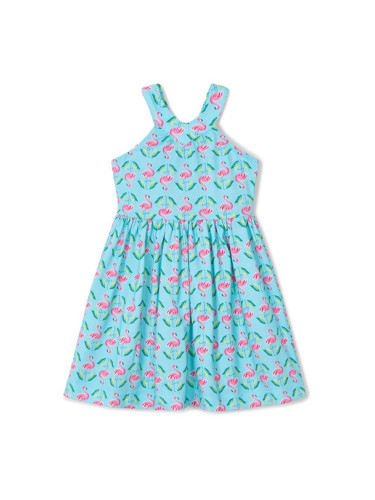 Mayoral Лятна рокля 3938 Син Regular Fit