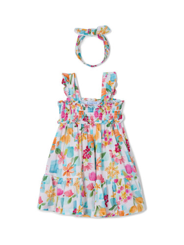 Mayoral Лятна рокля 3939 Цветен Regular Fit