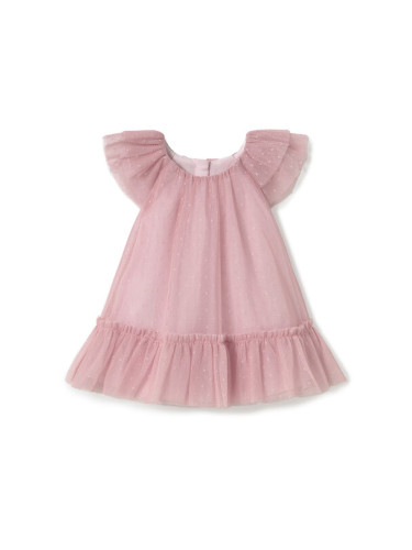 Mayoral Елегантна рокля 1850 Розов Regular Fit