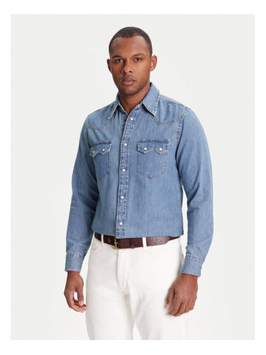 United Colors Of Benetton дънкова риза 5RZKUQ03F Син Regular Fit