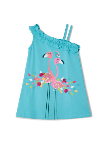 Mayoral Лятна рокля 3937 Син Regular Fit