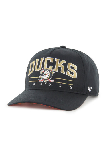 47 Brand Шапка с козирка Anaheim Ducks RSCOE25GWP Черен