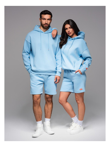 Ombre UNISEX sweatshirt set hoodie + athleisure shorts