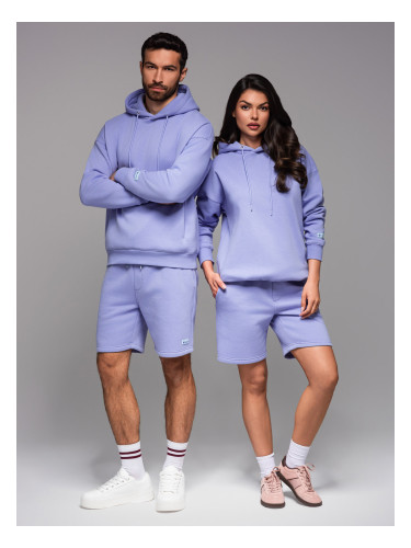 Ombre UNISEX sweatshirt set hoodie + athleisure shorts
