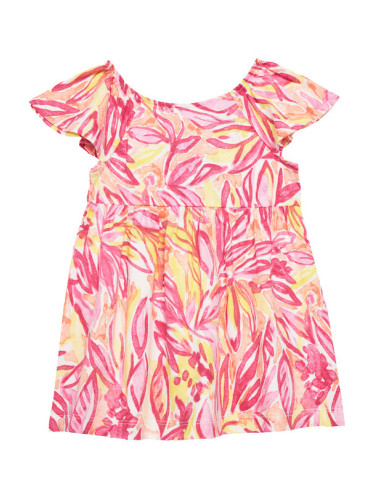 United Colors Of Benetton Лятна рокля 34VAGV010 Розов Relaxed Fit