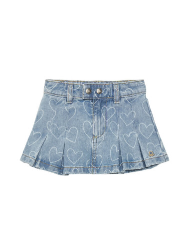 United Colors Of Benetton Дънкова пола 49DAG0012 Син Regular Fit