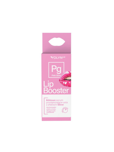 Pink Огледален гланц-бустер за устни YOLYN LAB Shiny Lip Booster