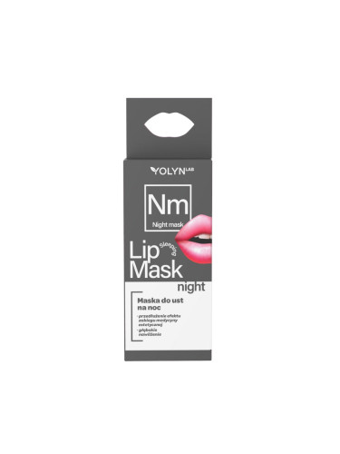 Нощна маска-терапия за устни с пептиди YOLYN LAB Lip Mask