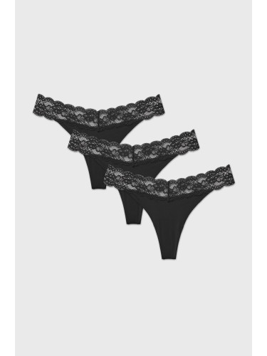 3PACK прашки ONLY CHLOE Lacе