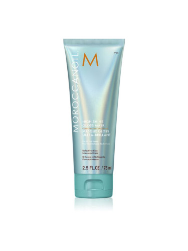 Moroccanoil High Shine Gloss Mask подхранваща маска за гладка и лъскава коса с арганово масло 75 мл.